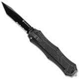 OPEN BOX SMITH & WESSON OTF ASSIST FINGER ACTUATOR KNIFE (3.2" BLACK SERR) SWOTF9TBS