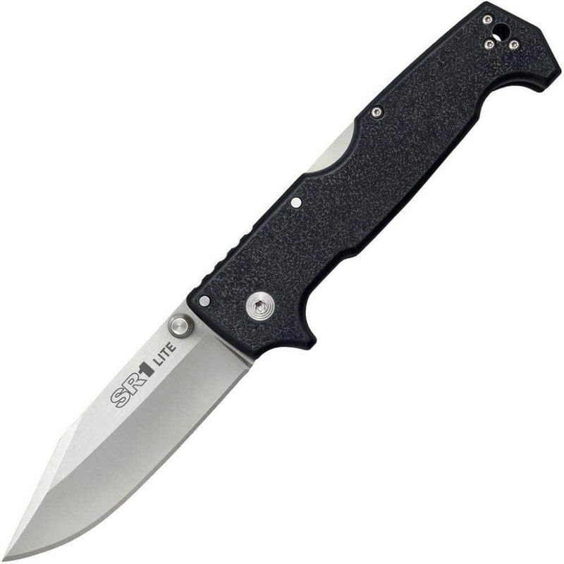 Cold Steel SR1 Lite, 4" Clip Point Blade, Black Griv-Ex Handle - 62K1