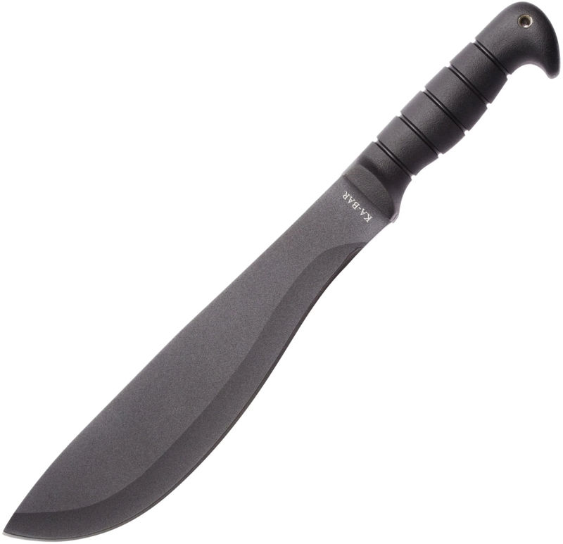KA-BAR Cutlass Machete, 11" SK5 Blade, TPR Handle, Sheath - 1248