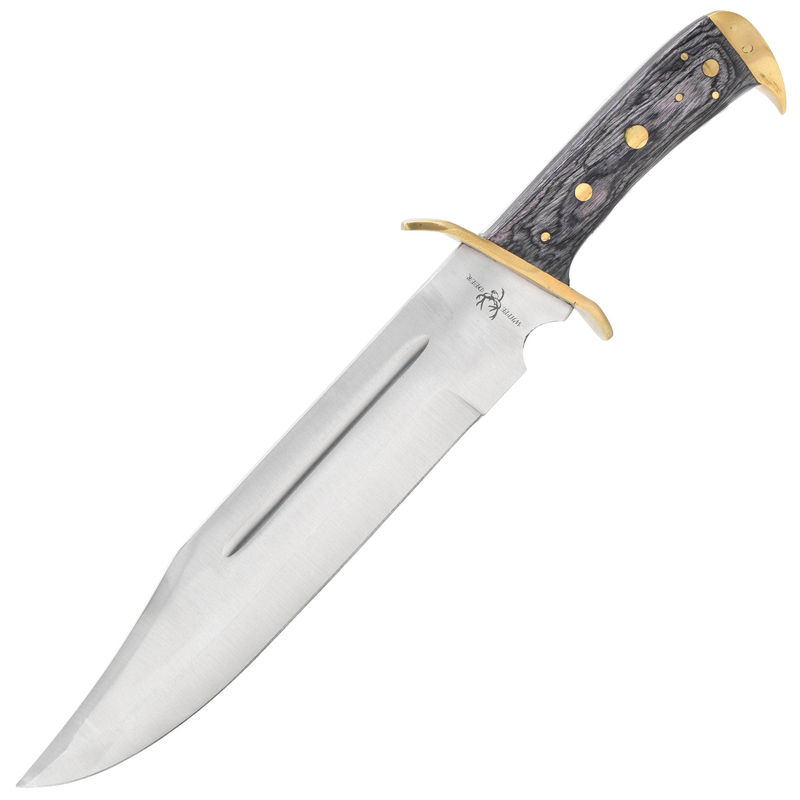 White Deer Extreme Duty XXL Bowie Knife, 11.5" Japanese CP Steel Blade, Wood Handle WDM-9401