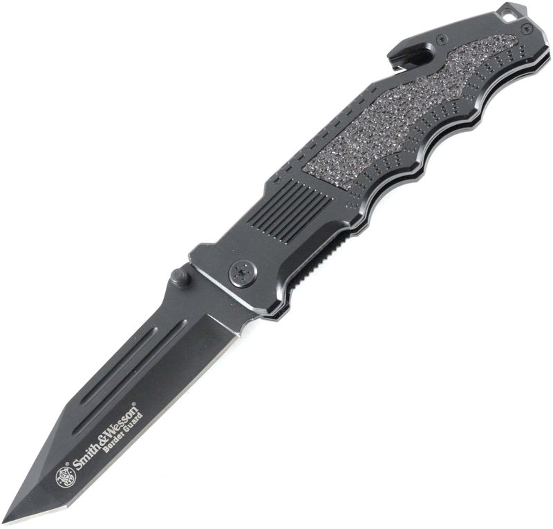 Smith & Wesson Border Guard, 4.4" Tanto Blade, Aluminum Handle - SWBG2T