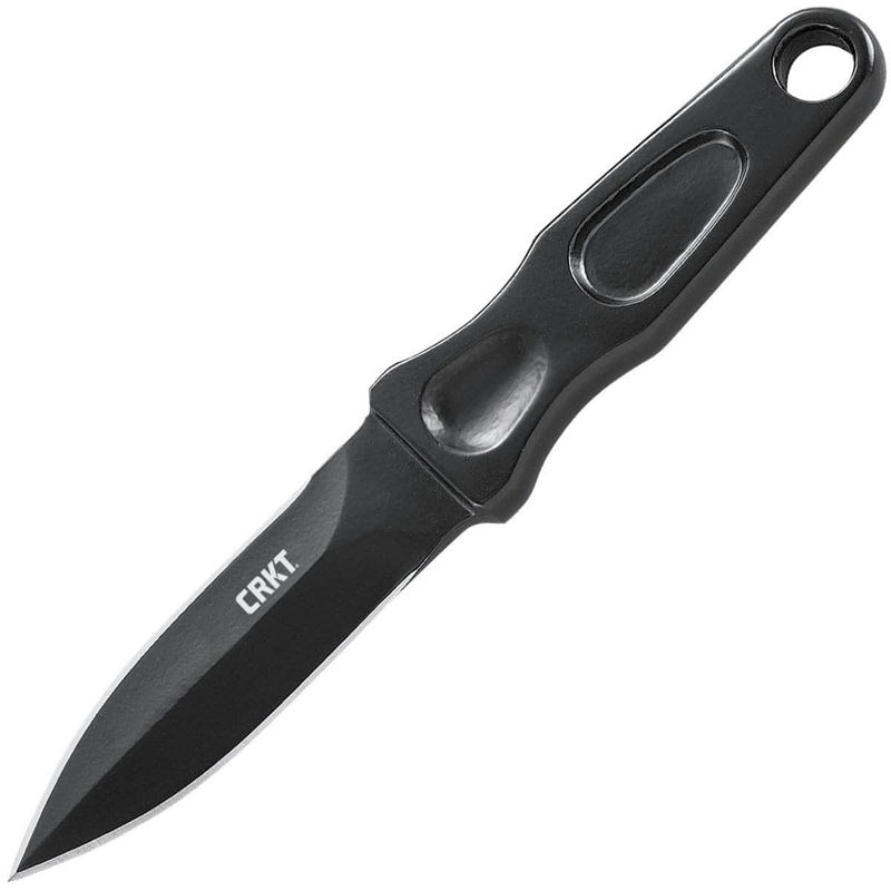 CRKT Sting Boot Knife, 3.32" Blade, Steel Handle, GRN Sheath - 2020
