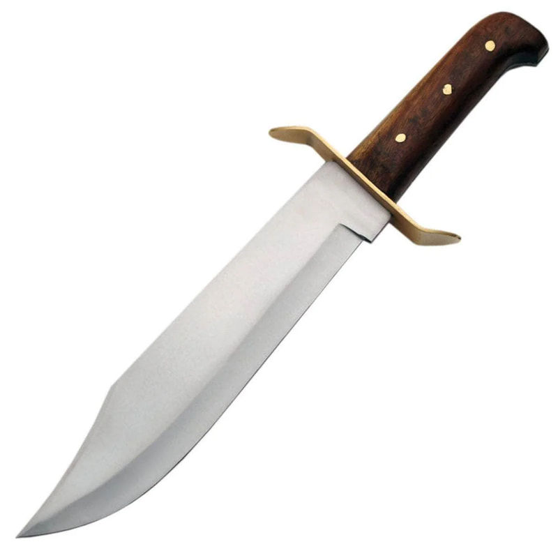 Rite Edge Bowie Knife, 15" Overall Length, Wood Handle, Sheath 202858-SS