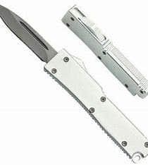 Electrifying California Legal OTF Dual Action Knife (Silver)