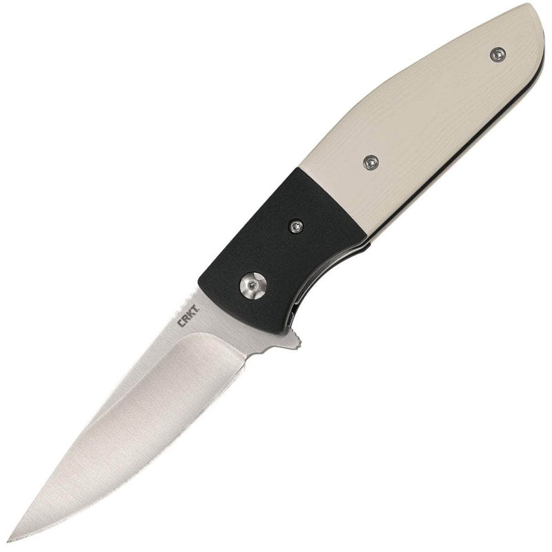 CRKT Curfew, 3.1" Assisted Blade, Micarta Handle w/ Aluminum Bolster - 2867
