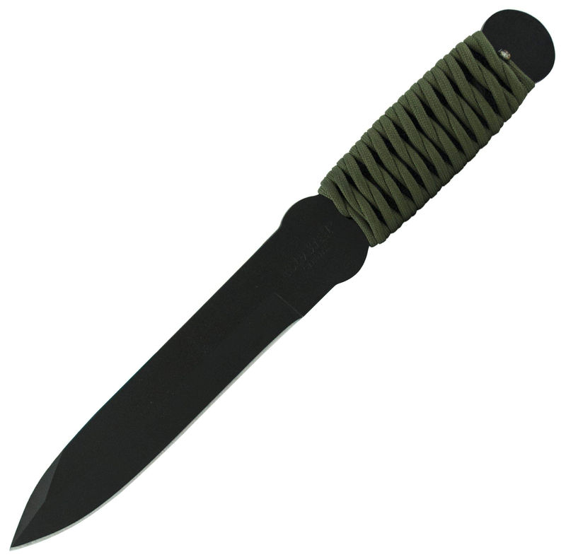 Cold Steel True Flight Throwing Knife, 6.75" Blade, Paracord Handle - 80TFTC