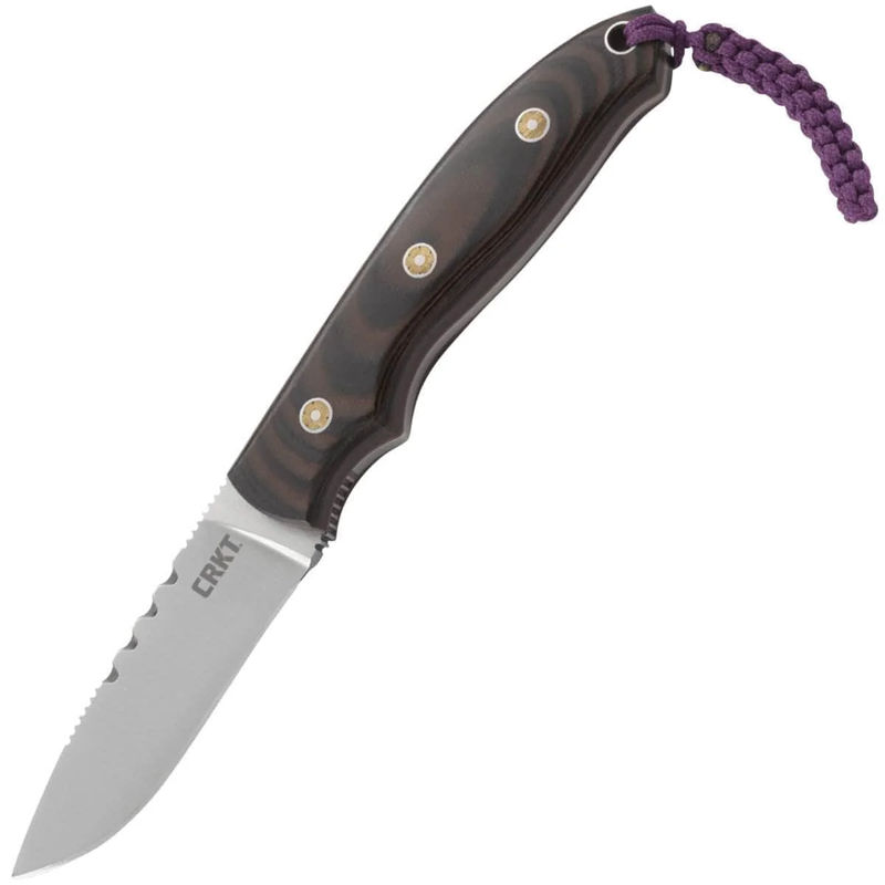 CRKT Hunt'N Fisch, 3" Blade, G10 Handle, Leather Sheath - 2861