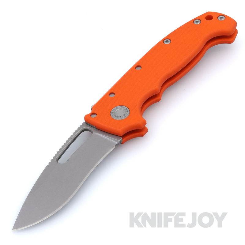 Demko Knives MG AD20S Kopis 20CV Blade with Orange G10 K-1 Handles