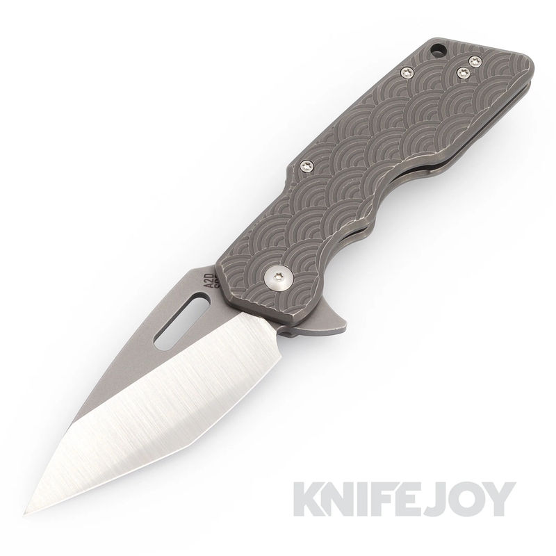 Attn2Detail Mark 1-Medium Small Batch S30V Hissatsu Rising Grind Stonewash Seigaiha Pattern