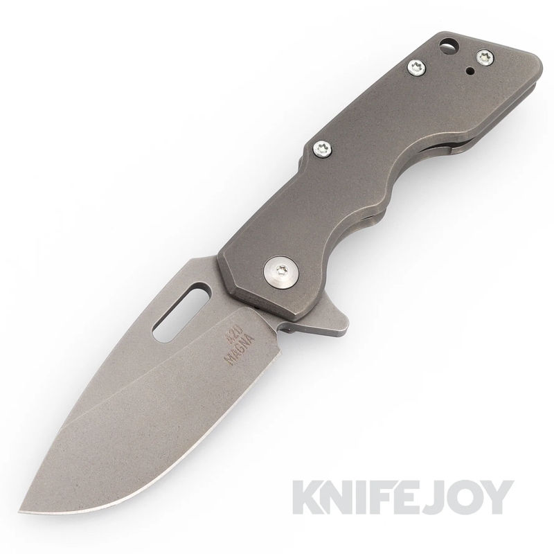 Attn2Detail Mark 1-Small Stonewashed Magnacut Drop Point-Rising Grind Contoured Stonewash