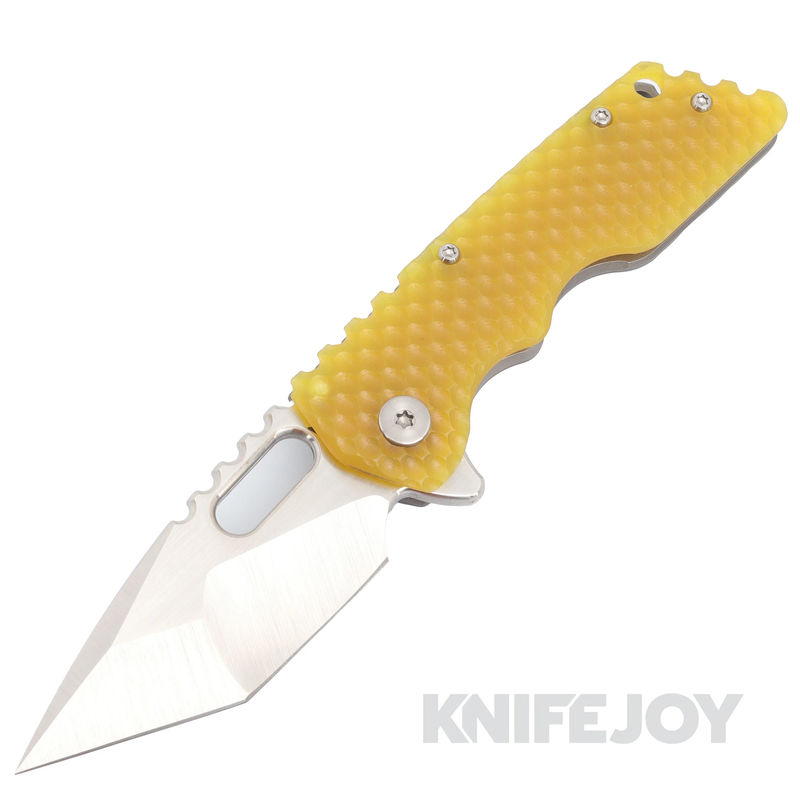 Attn2Detail Mercantile Knives Medium MK2 Satin Hissatsu/Compound Magnacut Blade with Lager G10 Double Divot Handles