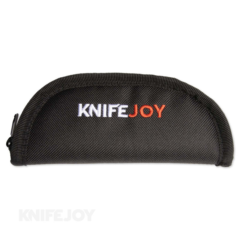KnifeJoy Single Black Nylon Logo Knife Pouch Case