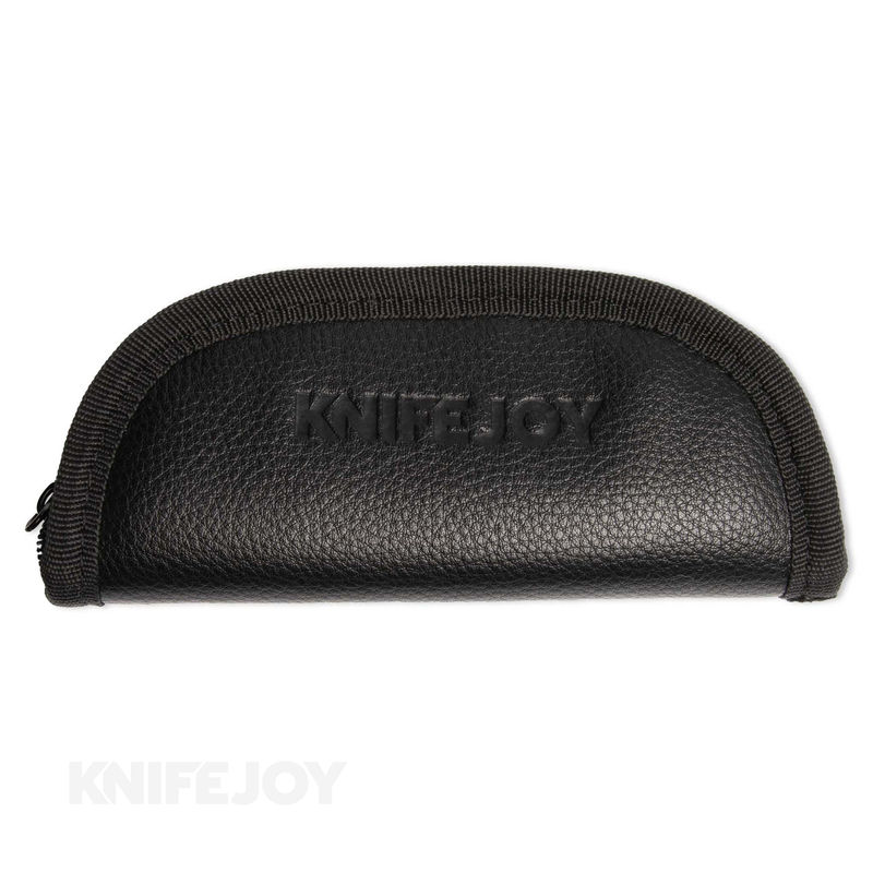 KnifeJoy Single Black Leather Knife Pouch Case