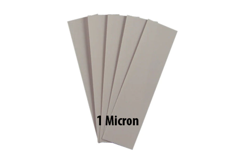 KME 1 Micron (16,000 grit) Diamond Lapping Films w/ Tempered Soda Lime Glass Blank