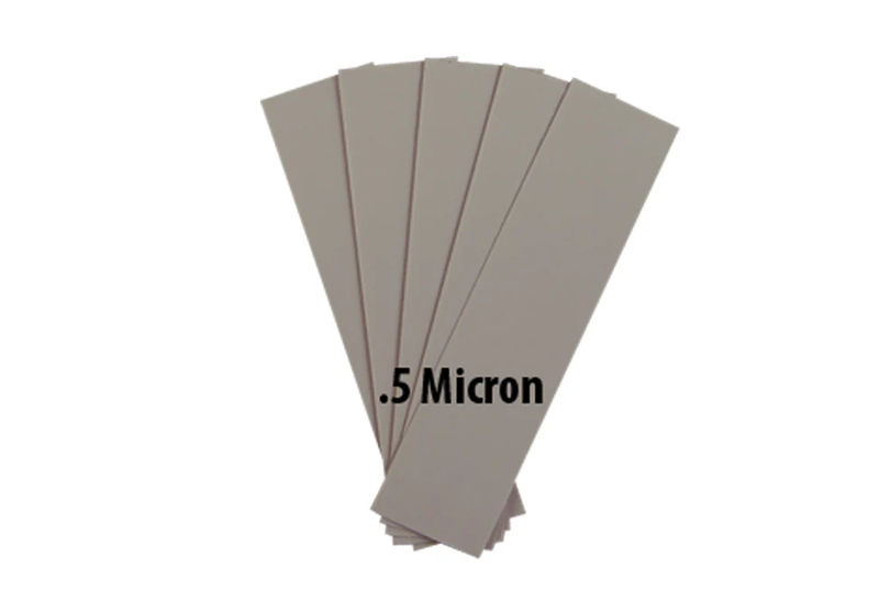 KME .5 Micron (60,000 grit) Diamond Lapping Films w/ Tempered Soda Lime Glass Blank