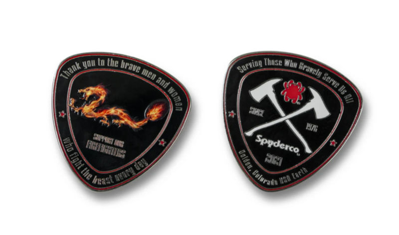 Spyderco COINFD Fire Dragon Coin 2021 Challenge Coin