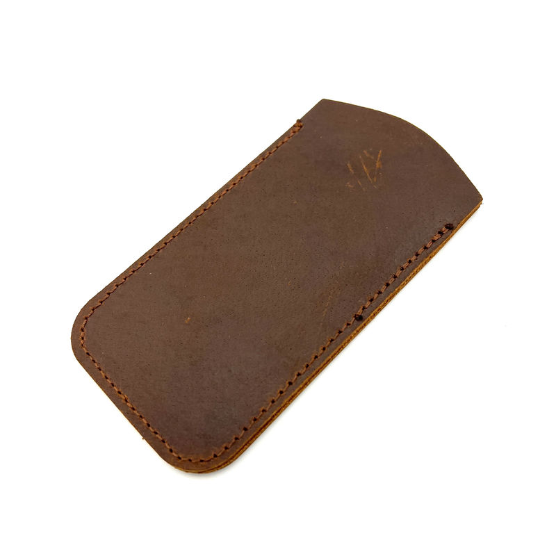 KnifeJoy Size Small Leather Slip with Brown Stitching