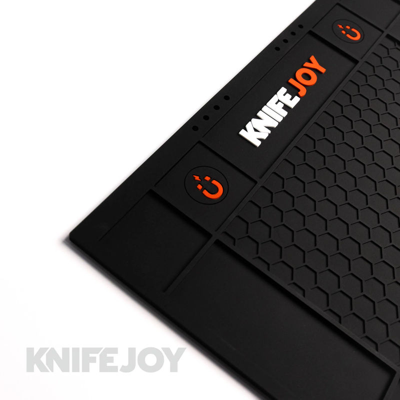 KnifeJoy Silicone Knife Takedown Shop Mat Black with Logo