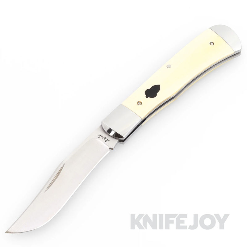 Bill Ruple Custom Knives SlipJoint Satin Blade with Micarta Scales