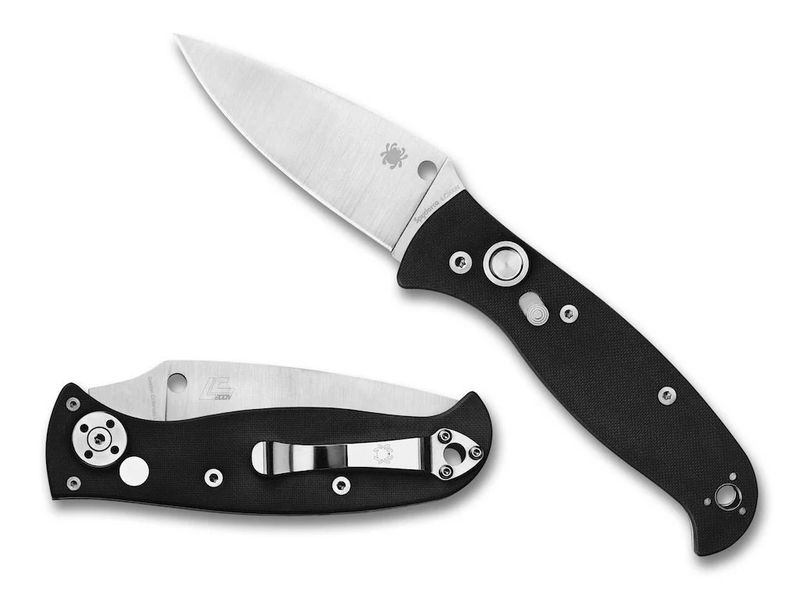 Spyderco C165GP2 Autonomy 2 Plain Edge Black G-10 AUTO