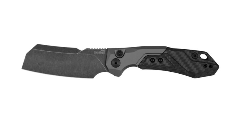 Kershaw 7850 Auto Launch 14 Cleaver Automatic Push Button with 6061-T6 Aluminum/ Carbon Fiber Scale