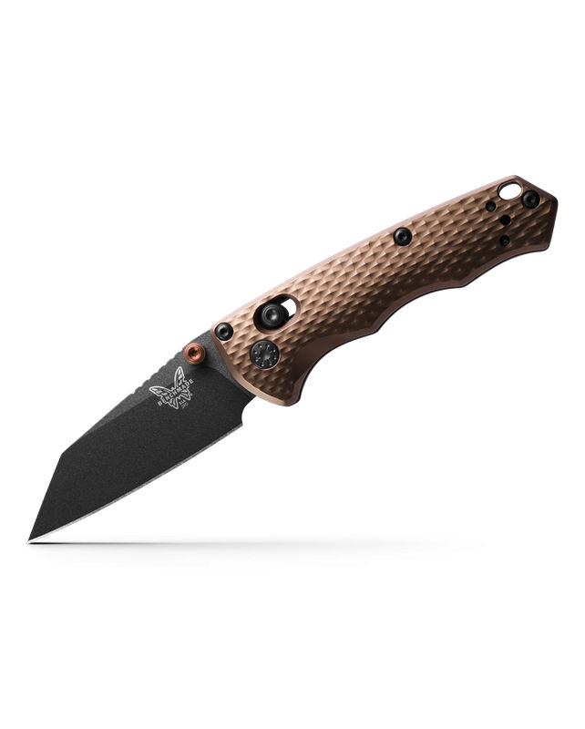 Benchmade 290BK-1 Full Immunity AXIS Lock Knife Wharncliffe Cobalt Black Blade with Flat Dark Earth Anodized Aluminum Handles