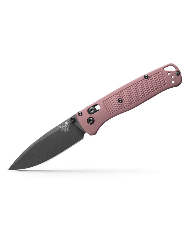 Benchmade 535BK-06 Limited Bugout AXIS Lock Knife Drop Point Cobalt Plain Blade with Alpine Glow Grivory Handles