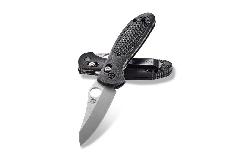 Benchmade Mini Griptilian 555-S30V AXIS Lock Knife S30V Sheepsfoot Blade with Black Nylon