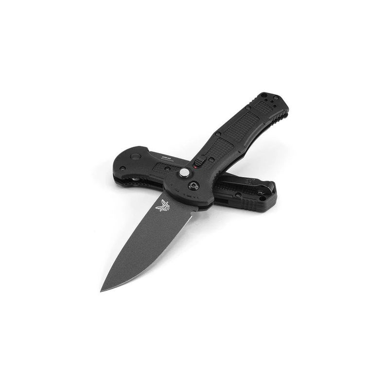Benchmade 9070BK AUTO Claymore Auto Knife Black Grivory (3.6" Black)