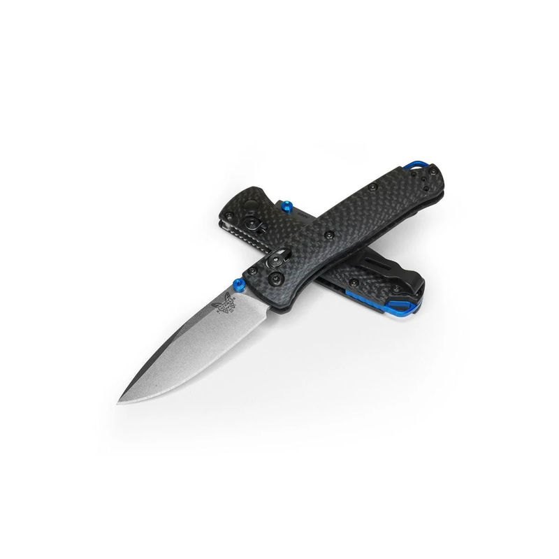 Benchmade 533-3 Mini Bugout Lightweight Axis Lock Satin Blade with Carbon Fiber Handles