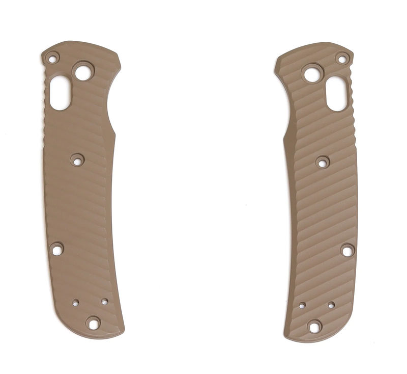 AWT Benchmade Mini Bugout Scales Archon Series Contoured Magpul FDE Cerakote