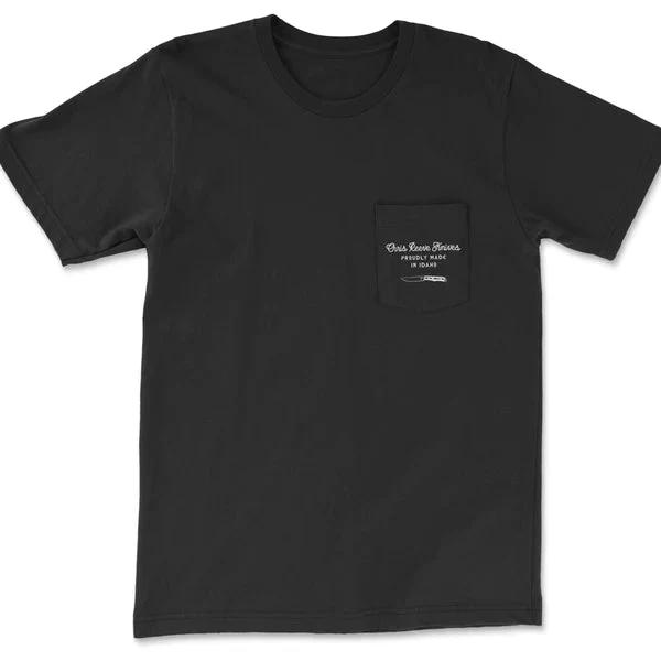 Chris Reeve CRK-1103 "Big Bucks" Pocket Tee Black- Size 2XL