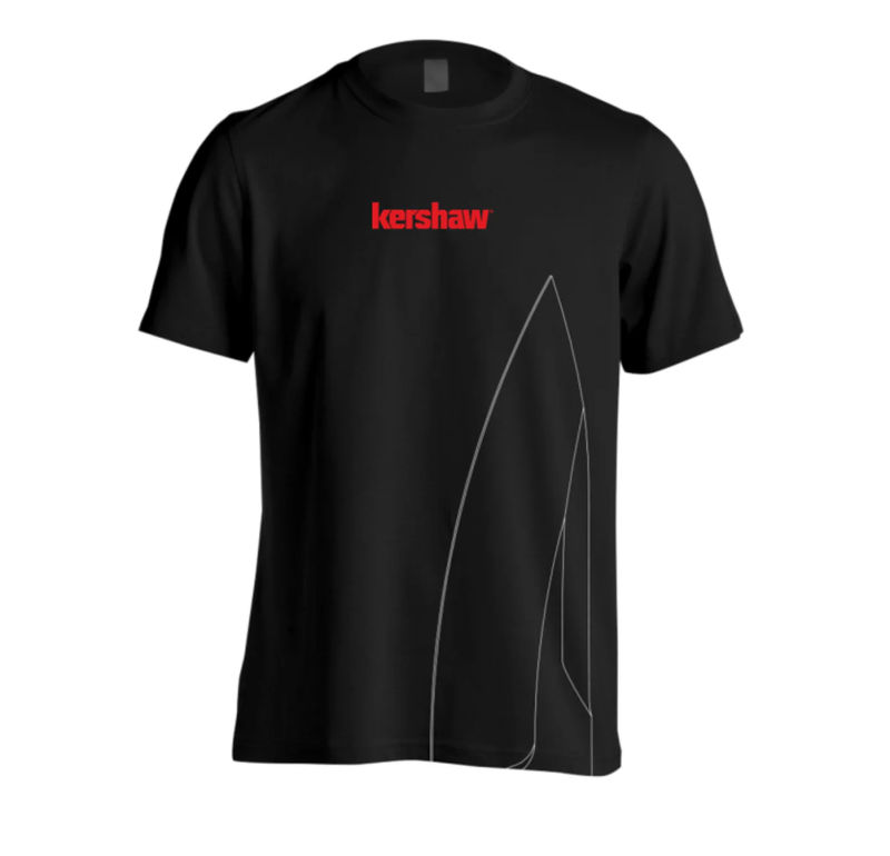 Kershaw SHIRTKER183XL   T-Shirt Sharp Black Xtra Large Size Shirt