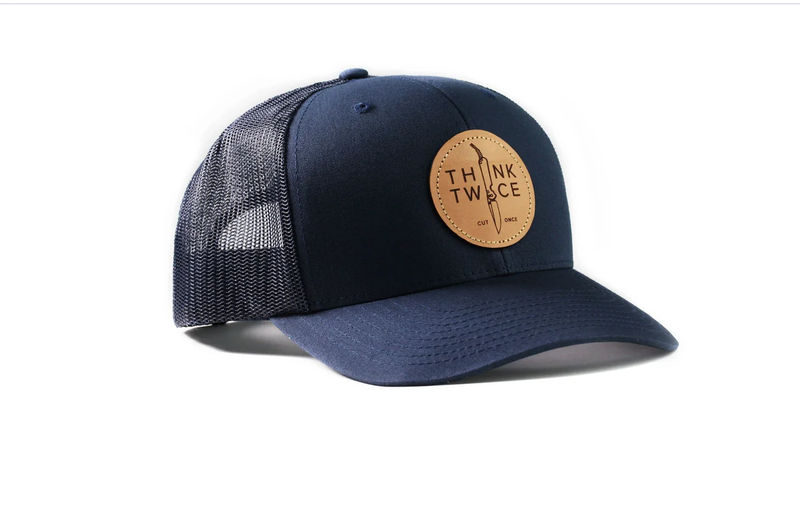 Chris Reeve CRK Favorite Trucker Think Twice Cut Once NAVY (OSFA)