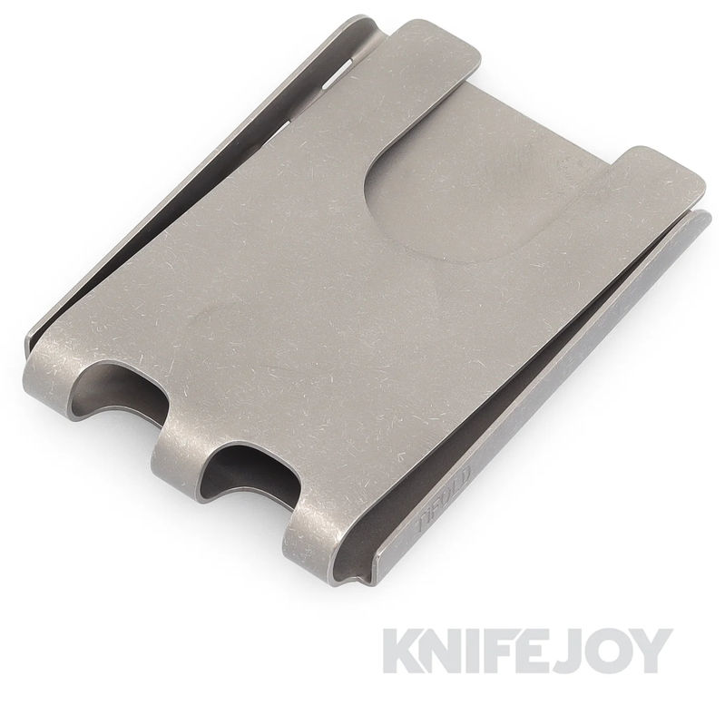 Chaves Knives Ultramar Ti Fold Stonewash Titanium Card Wallet Only