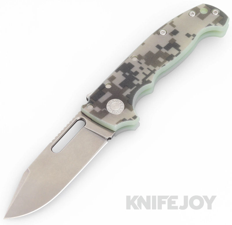 Demko Knives ADMG20DIGI2G10-CP MG20S Magnacut Clip Point Blade with DIGI Camo Number 2 G10 Handles