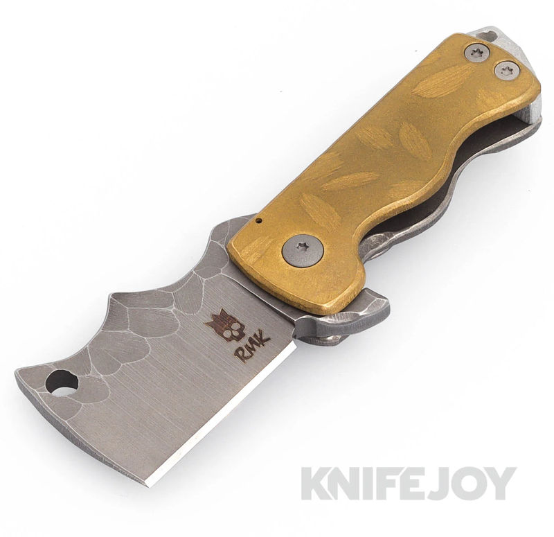 RichMade Knives AQ Baby Zombie Killer Folder Precision Marshall D2 Blade with Titanium Handles