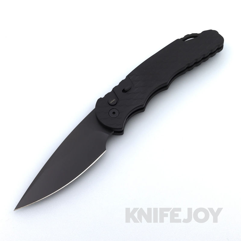 Pro-tech Knives TR-4 F3 OPERATOR with Sterile DLC Magnacut Blade / Tritium Button / Black Hardware