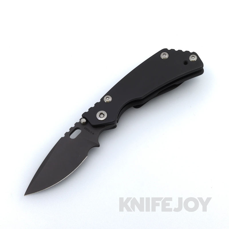 Mick Strider Knives PT with Black Chromium Nitrate Magnacut Blade and Chromium Nitrate Hybrid Titanium Handles