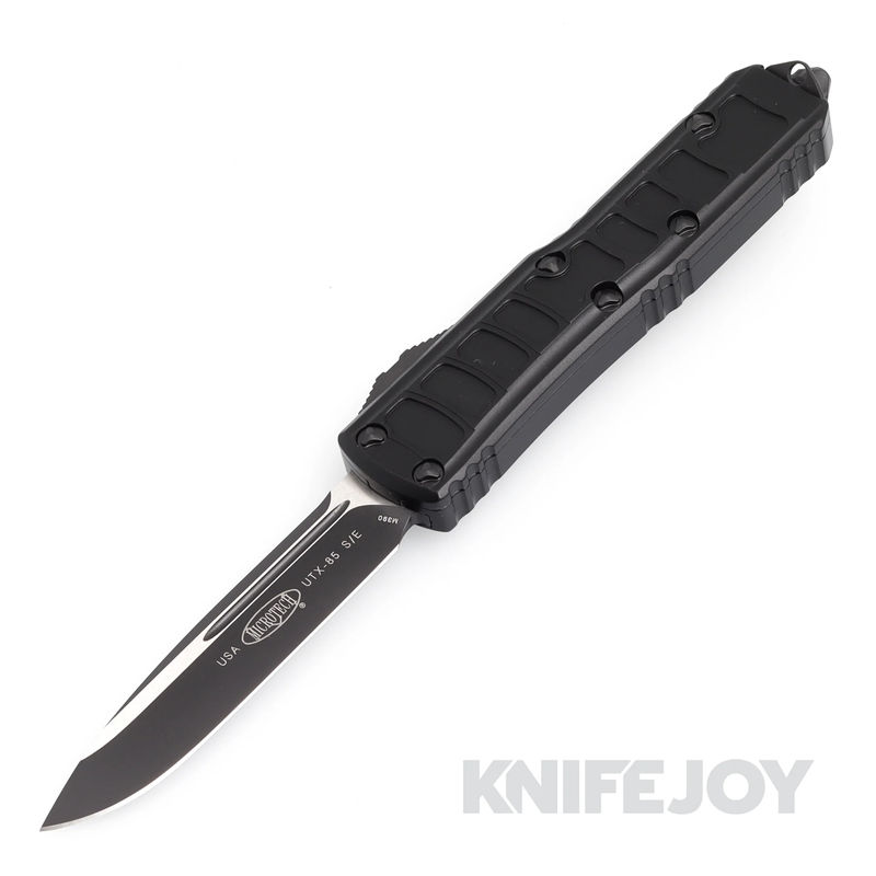 MICROTECH 231II-1TS UTX-85 II OTF Auto Signature Series Tactical Standard with Black Aluminum Handles