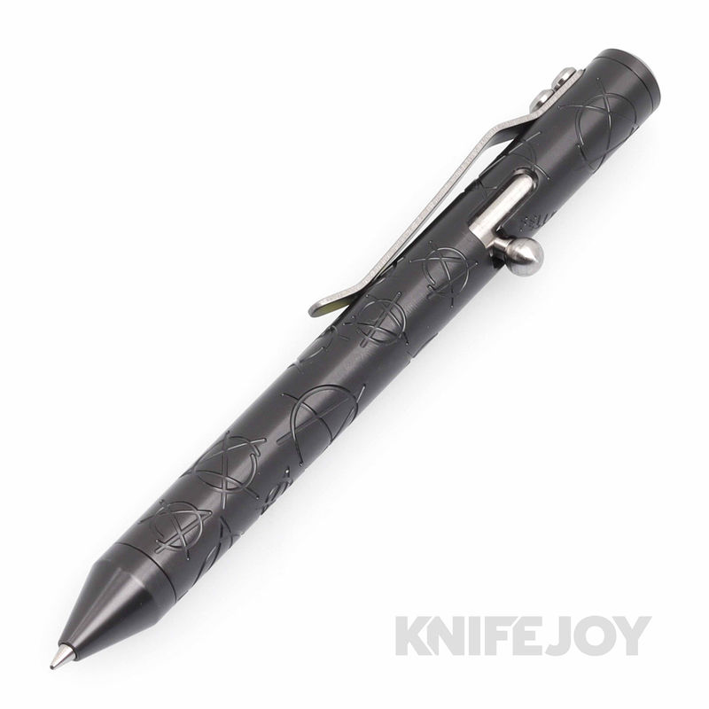 Fellhoelter TiBolt Zirconium G2 Pen Anarchy Engraved