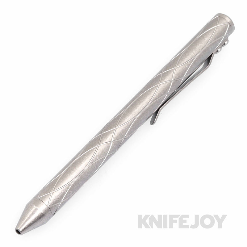 Fellhoelter Tibolt Full Spiro Large Circle Engraved Titanium Pen