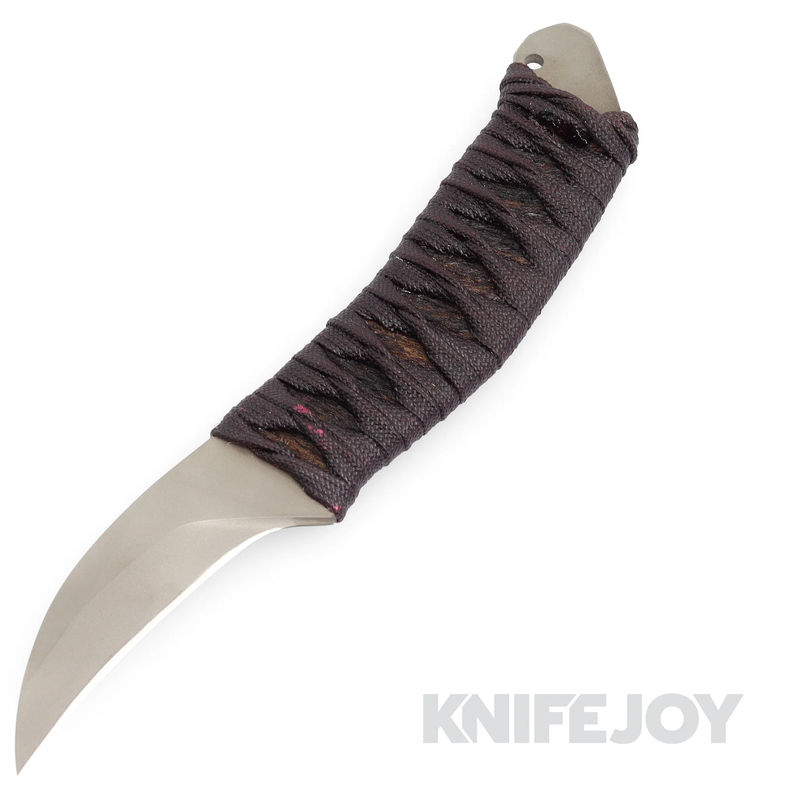 Windy Raven Knifeworks Fixed Blade Stumpy Joe S2 Nitro-V Matte Finish Blade with Paracord