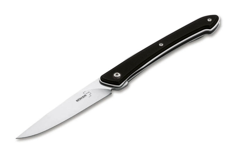 Boker Knives Boker Plus 01BO244 Spillo Liner Lock Flipper Black G10