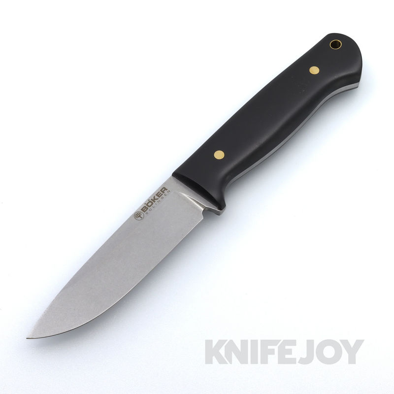Boker Solingen DBK Bushfriend 2000 Fixed Blade with 80CrV2 Blade and Black Richlite Handle