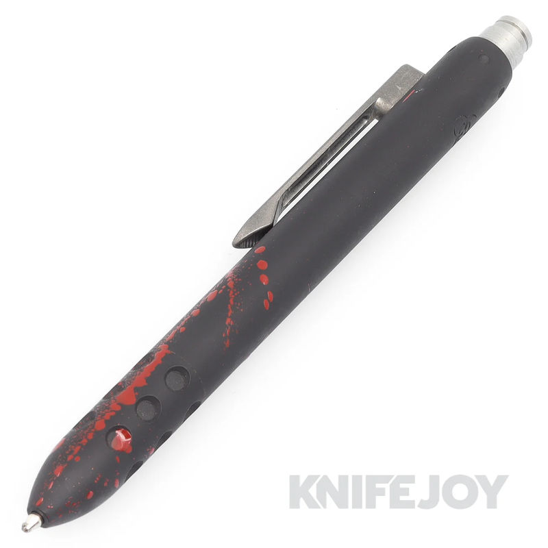 Blackside Customs BSC-P Naval Brass Body with Cerakoted with Murdered Out Camo (MOC) Pattern Click Pen