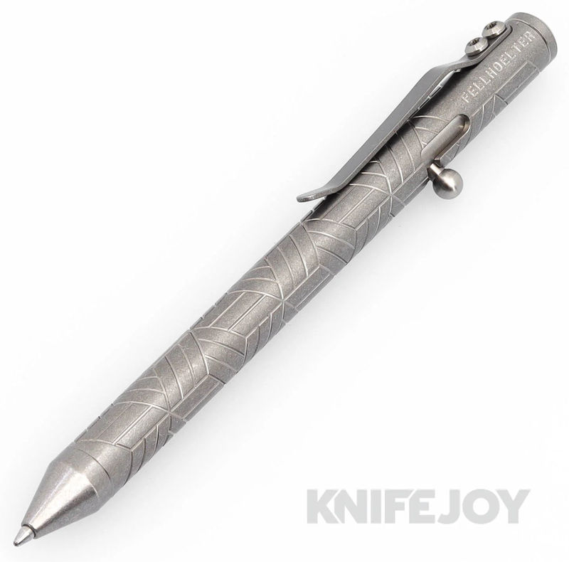Fellhoelter TiBolt Full Engraved ISO Titanium Pen
