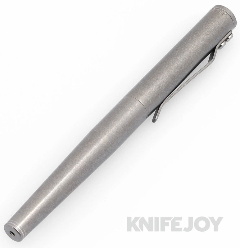 Fellhoelter The Mark 22 Black Charpie with Stonewash Titanium Engraved Sterile MZZ