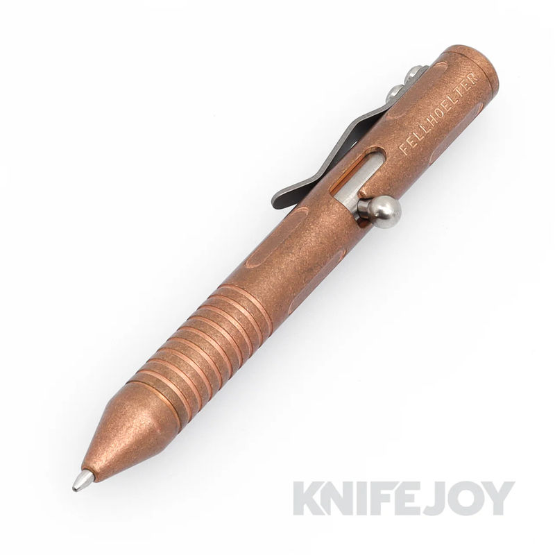 Fellhoelter Copper TiBolt Tiny Pen Engraved Deluxe