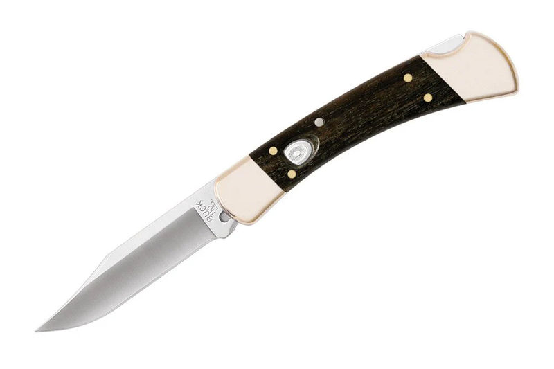 Buck 0110BRSA-B Ebony Auto Folding Hunter Knife